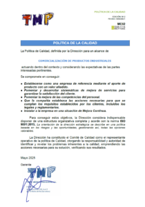 Politica Calidad